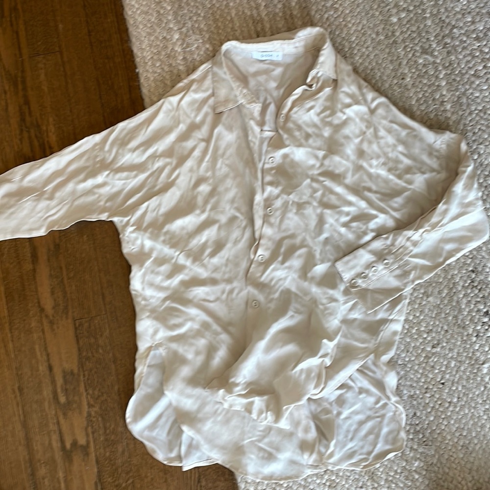DISSH silk button down